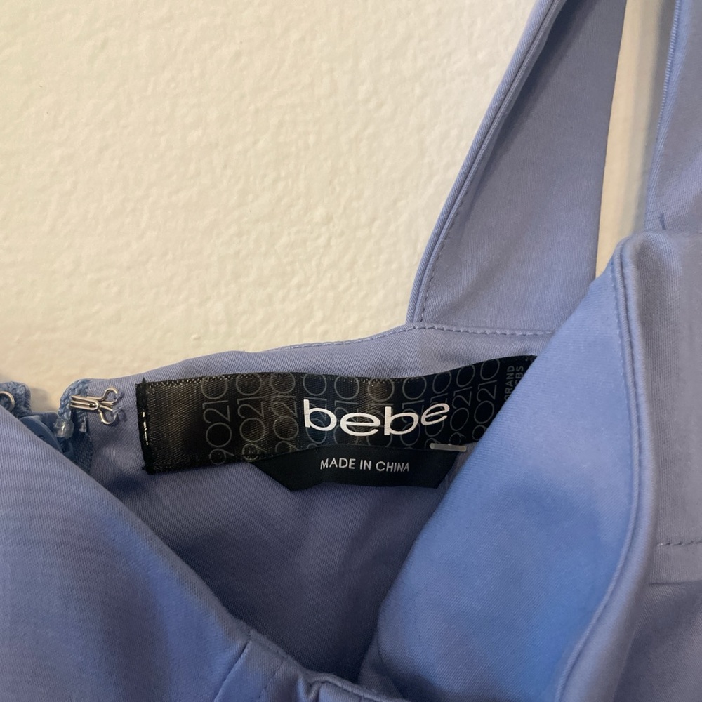 Periwinkle Bebe Fit and Flare Dress NWT - Picture 7 of 8